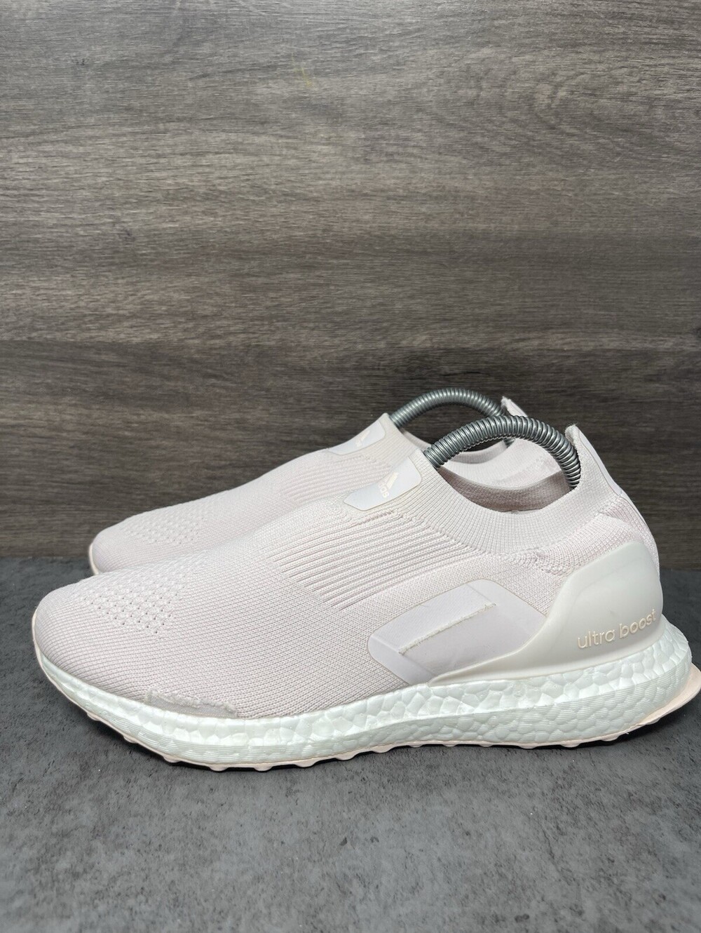 adidas Ultraboost Slip On Womens Size 8 Pink White Boost Running Shoes GZ9847